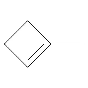 1-Methylcyclobutene structure