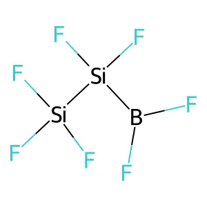 Difluoroborane, pentafluoroethyl- structure