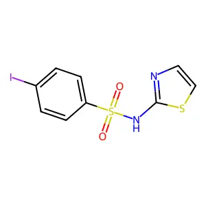 4-Iodo-N-(thiazol-2-yl)benzenesulfonamide structure