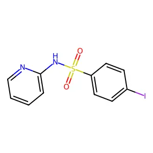 [(4-Iodophenyl)sulfonyl]-2-pyridylamine structure