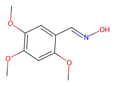 N-[(2,4,5-trimethoxyphenyl)methylidene]hydroxylamine structure