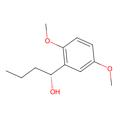 (1R)-1-(2,5-dimethoxyphenyl)butan-1-ol structure
