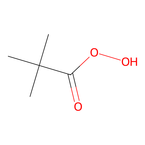 Propaneperoxoic acid, 2,2-dimethyl- structure