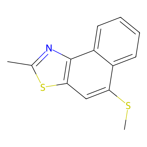 2-Methyl-5-(methylsulfanyl)naphtho[1,2-d][1,3]thiazole structure