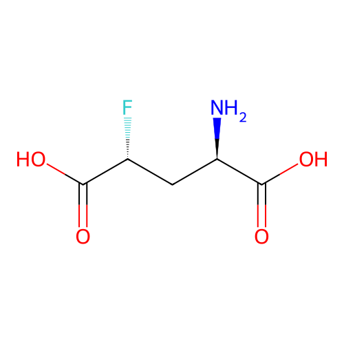 (2R,4R)-2-amino-4-fluoropentanedioic acid structure