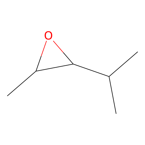 Oxirane, 2-methyl-3-(1-methylethyl)- structure