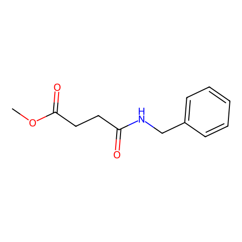 Methyl 4-(benzylamino)-4-oxobutanoate structure