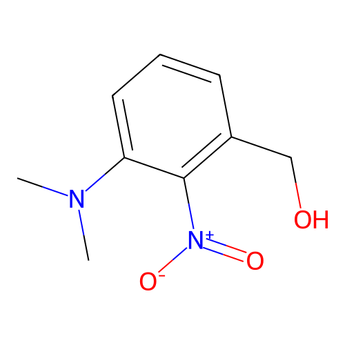 [3-(Dimethylamino)-2-nitrophenyl]methanol structure