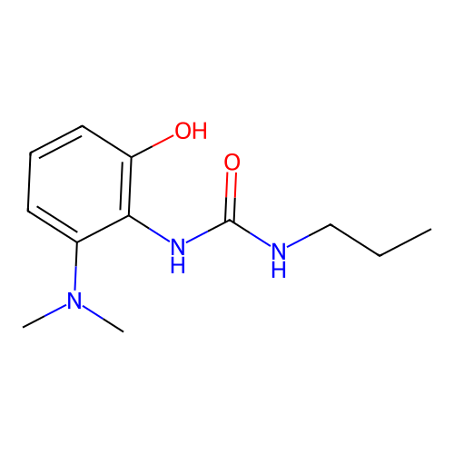1-[2-(Dimethylamino)-6-hydroxyphenyl]-3-propylurea structure