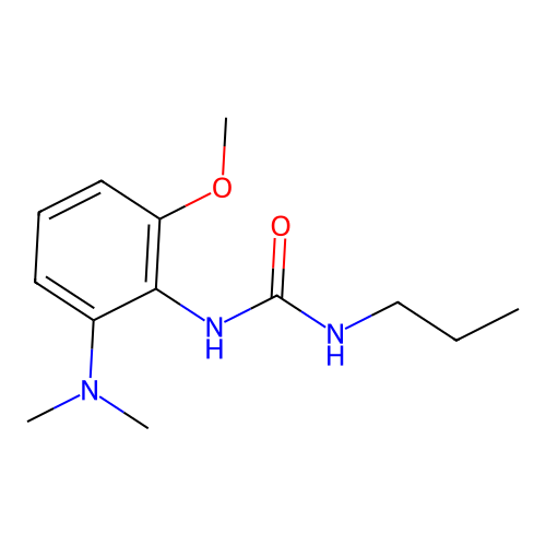 1-[2-(Dimethylamino)-6-methoxyphenyl]-3-propylurea structure