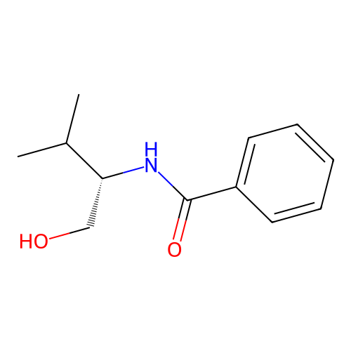 (S)-N-(1-hydroxy-3-methylbutan-2-yl)benzamide structure