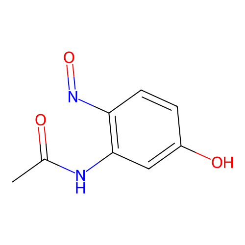 N-(5-Hydroxy-2-nitroso-phenyl)-acetamide structure
