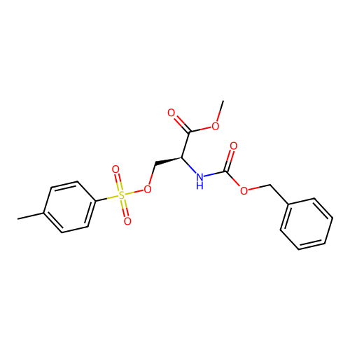Z-Ser(Tos)-Ome structure
