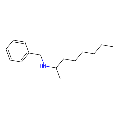 Benzyl(octan-2-yl)amine structure