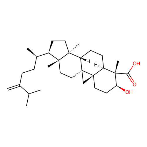 1-Dehydroxy-23-deoxojessic acid structure