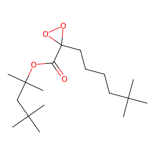 Neodecaneperoxoic acid, 1,1,3,3-tetramethylbutyl ester structure