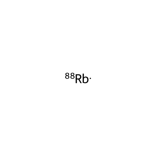 Rubidium, isotope of mass 88 structure