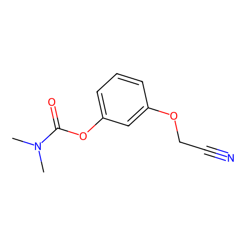 3-(Cyanomethoxy)phenyl dimethylcarbamate structure