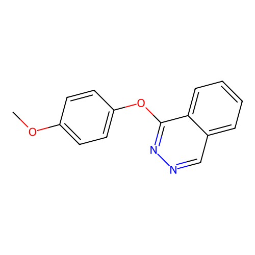 1-(4-Methoxyphenoxy)phthalazine structure
