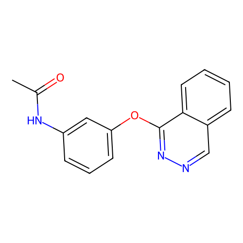 Acetamide, N-(3-(1-phthalazinyloxy)phenyl)- structure