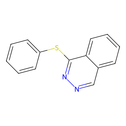 Phthalazine, 1-(phenylthio)- structure