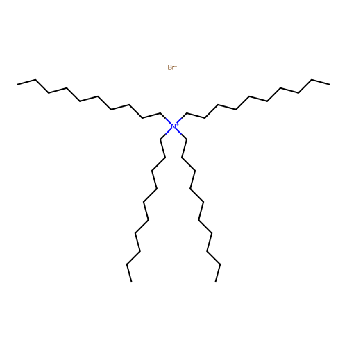 Tetrakis(decyl)ammonium bromide structure