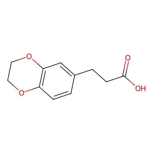 3-(2,3-Dihydro-1,4-benzodioxin-6-yl)propanoic acid structure