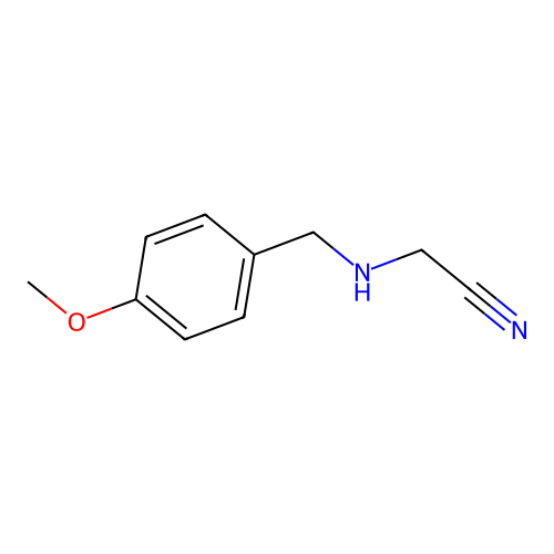 (4-Methoxy-benzylamino)-acetonitrile structure