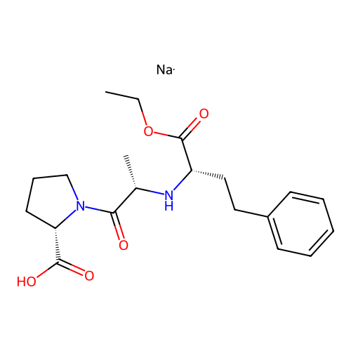 Sodium enalapril structure