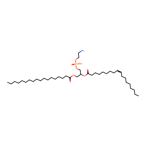 1-Stearoyl-2-oleoylphosphatidylethanolamine structure