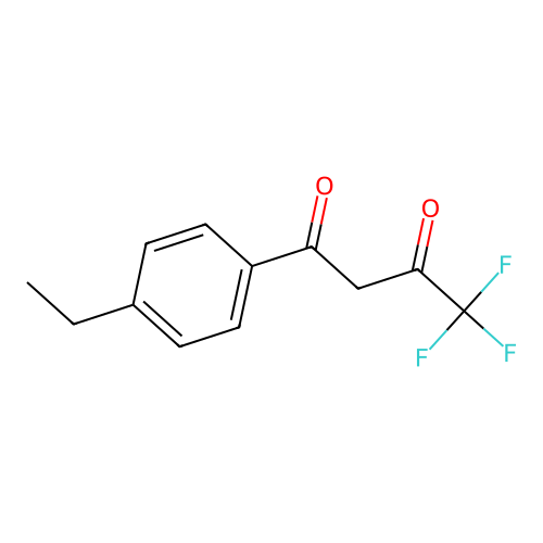 1-(4-Ethylphenyl)-4,4,4-trifluorobutane-1,3-dione structure