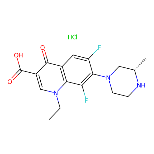 Maxaquin structure