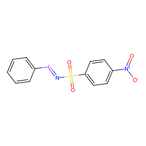 4-(Hydroxy(oxido)amino)-N-(phenyl-lambda~3~-iodanylidene)benzenesulfonamide structure