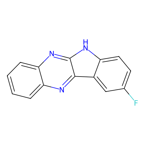 9-Fluoro-6H-indolo[2,3-b]quinoxaline structure