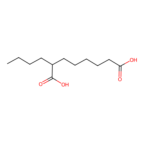 Octanedioic acid, 2-butyl- structure