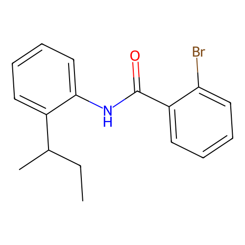 2-bromo-N-(2-butan-2-ylphenyl)benzamide structure