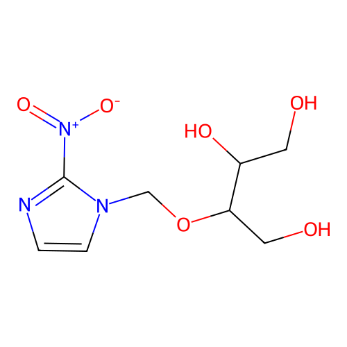 3-[(2-Nitro-1H-imidazol-1-yl)methoxy]-1,2,4-butanetriol structure