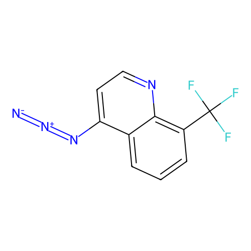 4-Azido-8-(trifluoromethyl) quinoline structure
