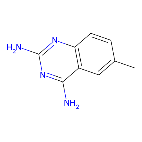 2,4-Diamino-6-methylquinazoline structure