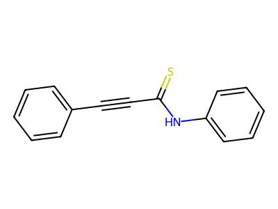 N,3-diphenylprop-2-ynethioamide structure