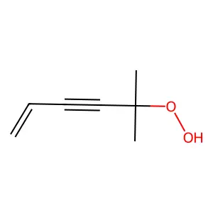 二甲基乙烯基乙炔基过氧化氢 structure