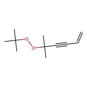 t-Butyldimethylvinylethynylperoxide structure