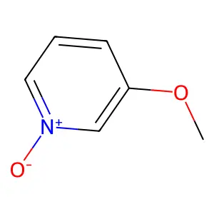 Pyridine, 3-methoxy-, 1-oxide structure