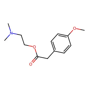 2-(Dimethylamino)ethyl (4-methoxyphenyl)acetate structure