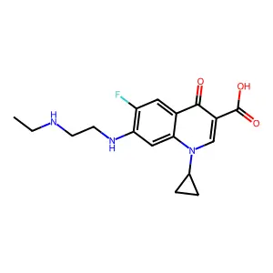 M1-Enrofloxacin Hydrochloride structure