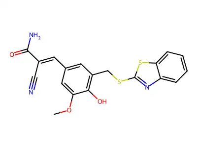 酪氨酸磷酸化抑制剂AG 825 structure