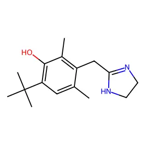 羟甲唑啉 structure