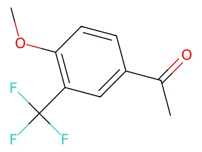 4'-Methoxy-3'-(trifluoromethyl)acetophenone structure