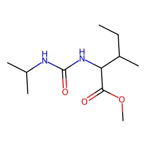 (2S,3R)-methyl 2-(3-isopropylureido)-3-methylpentanoate structure