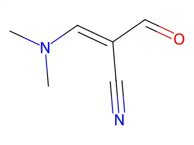 2-Cyano-3-dimethylaminoacrolein structure